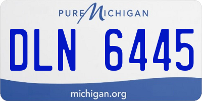 MI license plate DLN6445