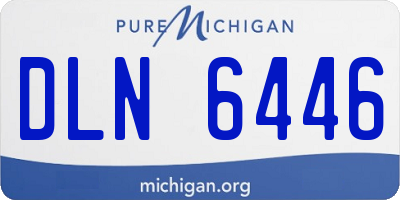 MI license plate DLN6446