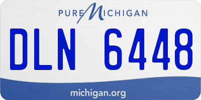 MI license plate DLN6448