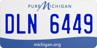 MI license plate DLN6449