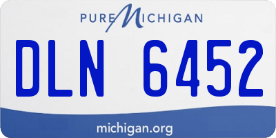 MI license plate DLN6452