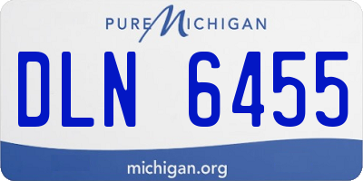 MI license plate DLN6455