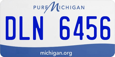 MI license plate DLN6456