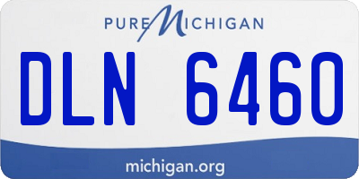 MI license plate DLN6460