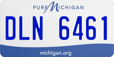 MI license plate DLN6461