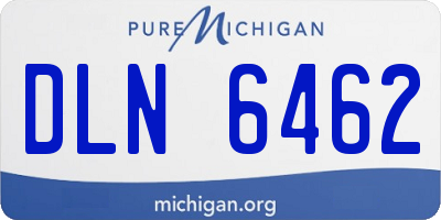 MI license plate DLN6462