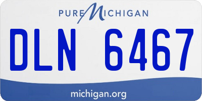 MI license plate DLN6467