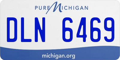 MI license plate DLN6469