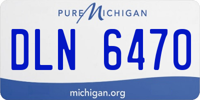 MI license plate DLN6470