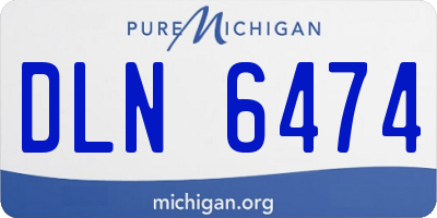 MI license plate DLN6474