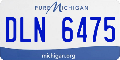 MI license plate DLN6475