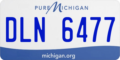 MI license plate DLN6477