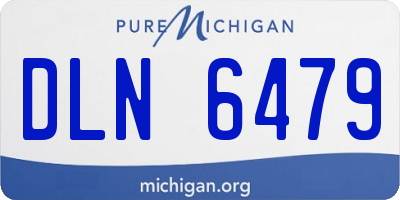 MI license plate DLN6479