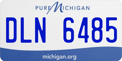 MI license plate DLN6485