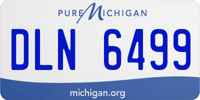 MI license plate DLN6499