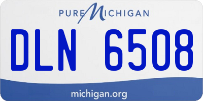 MI license plate DLN6508