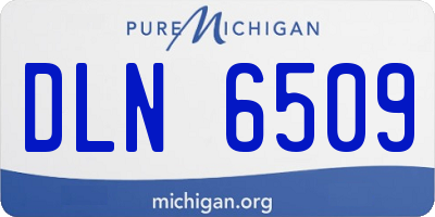 MI license plate DLN6509