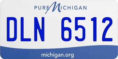 MI license plate DLN6512