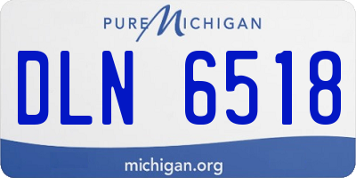 MI license plate DLN6518