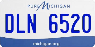 MI license plate DLN6520