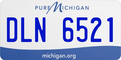 MI license plate DLN6521