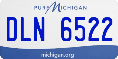 MI license plate DLN6522