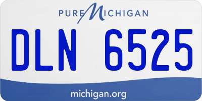 MI license plate DLN6525