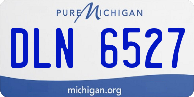 MI license plate DLN6527