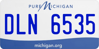 MI license plate DLN6535