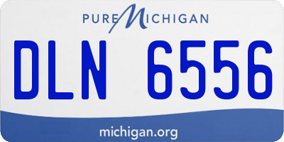 MI license plate DLN6556