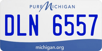 MI license plate DLN6557