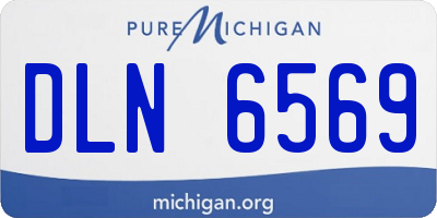 MI license plate DLN6569