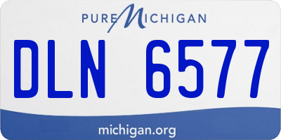 MI license plate DLN6577