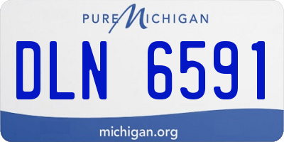 MI license plate DLN6591