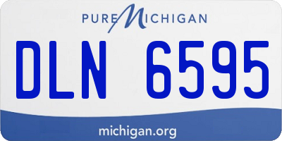 MI license plate DLN6595