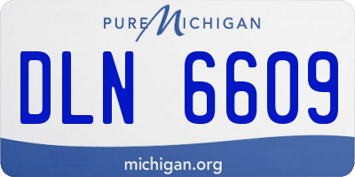 MI license plate DLN6609