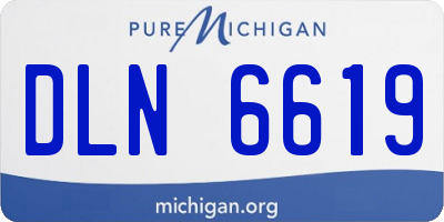 MI license plate DLN6619