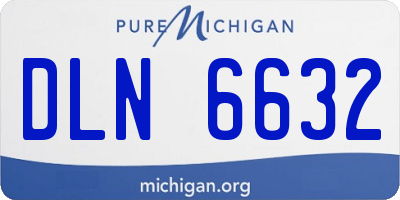 MI license plate DLN6632