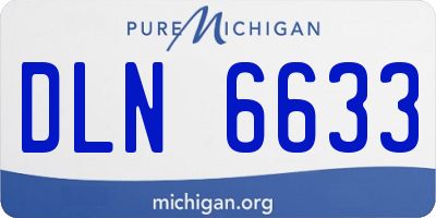 MI license plate DLN6633