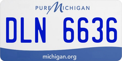 MI license plate DLN6636