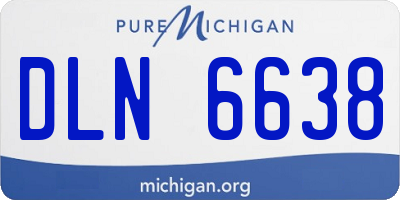 MI license plate DLN6638