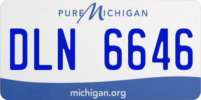 MI license plate DLN6646