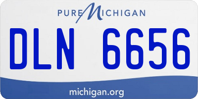 MI license plate DLN6656