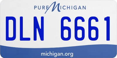 MI license plate DLN6661