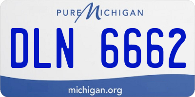 MI license plate DLN6662