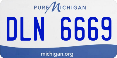 MI license plate DLN6669