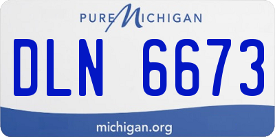 MI license plate DLN6673