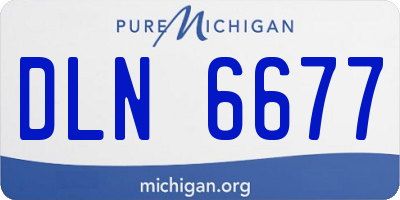 MI license plate DLN6677