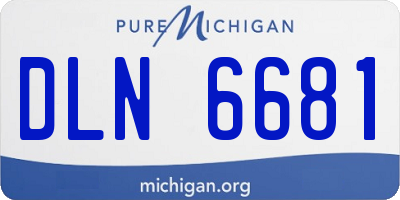 MI license plate DLN6681