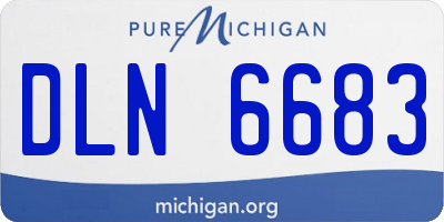 MI license plate DLN6683